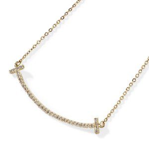 Park Lane "Happy" Gold Bar Necklace